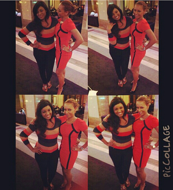 omotola jalade with mel b