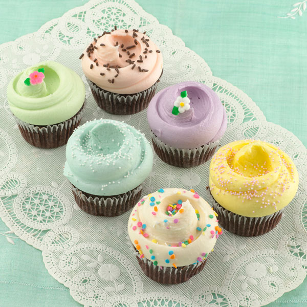 Spring cupcakes for heart