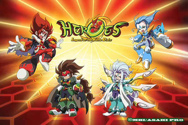 Heroes - Legend of Battle Disks: Anime Basado en Línea de Juguetes
