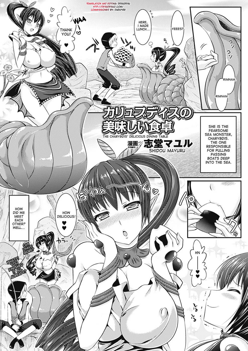 Hentai Manga Comic-The Charybdis Delicious Dining Table-Read-1