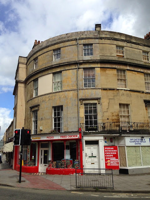 Ghost sign in Bath, Somerset