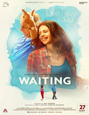 Poster Of Waiting 2016 Hindi 300MB DVDRip 480p ESubs Watch Online Free Download Worldfree4u