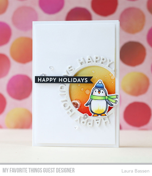 Handmade card by Laura Bassen featuring products from My Favorite Things #mftstamps