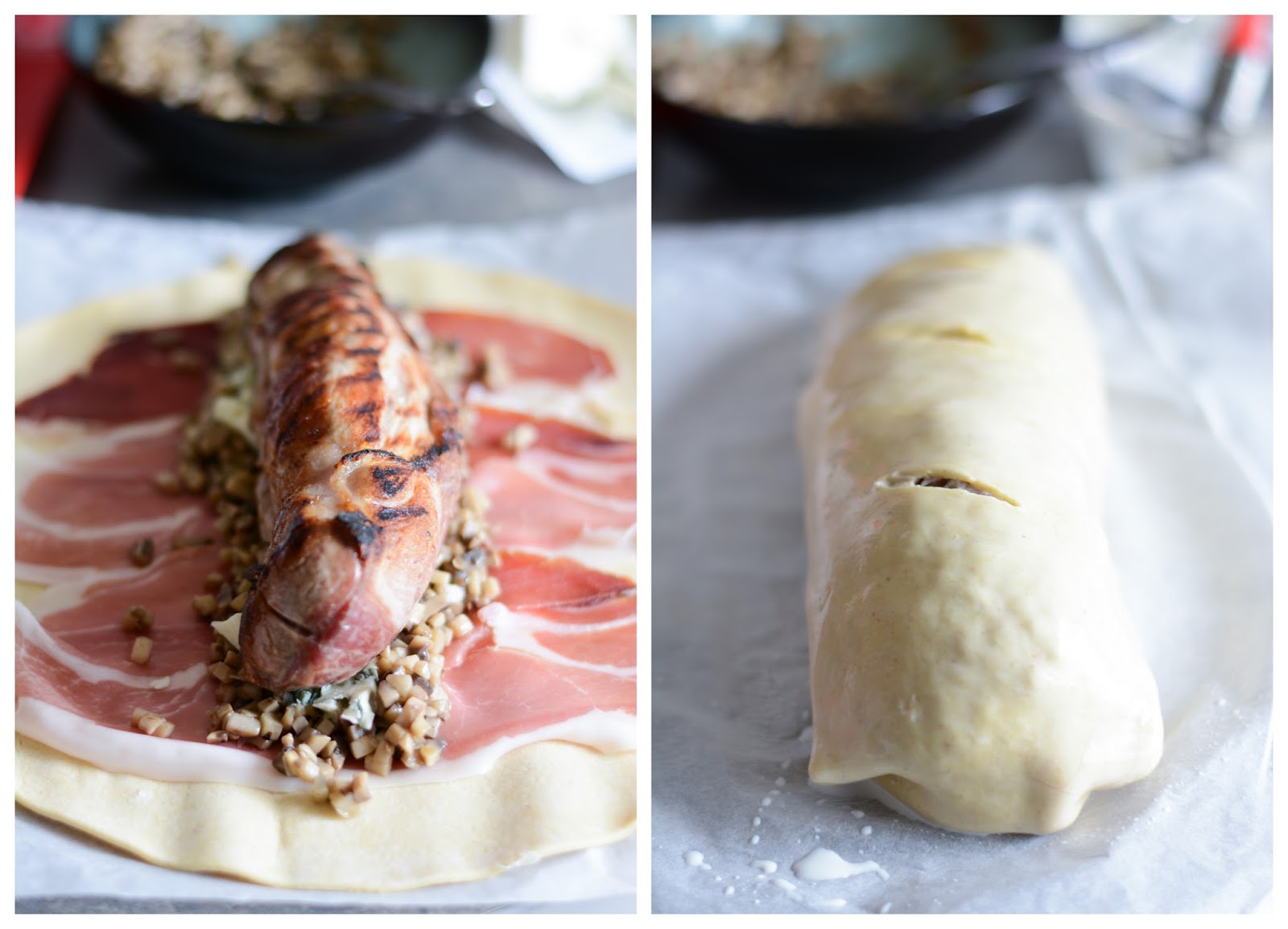 Chic, Chic, Chocolat Filet mignon en croûte aux champignons et au