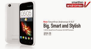  Spesifikasi Harga Smartfren Andromax V, Ponsel Touchscreen Layar 5.0 inch