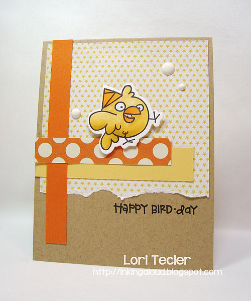 Happy Bird-day-designed by Lori Tecler-Inking Aloud-stamps and dies from Paper Smooches
