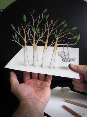 Lukisan Pensil 3D Yang Keren Abis