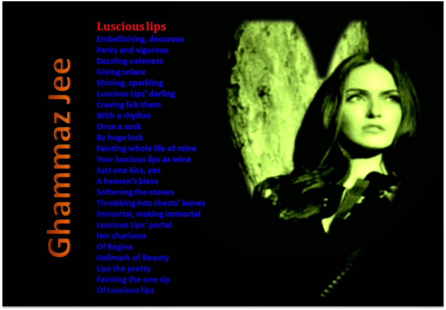 Beautylove and Poetry: Luscious lips- poem