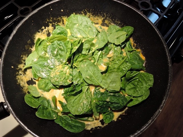 The Briny Lemon: Thai-Curry Fish with Baby Spinach
