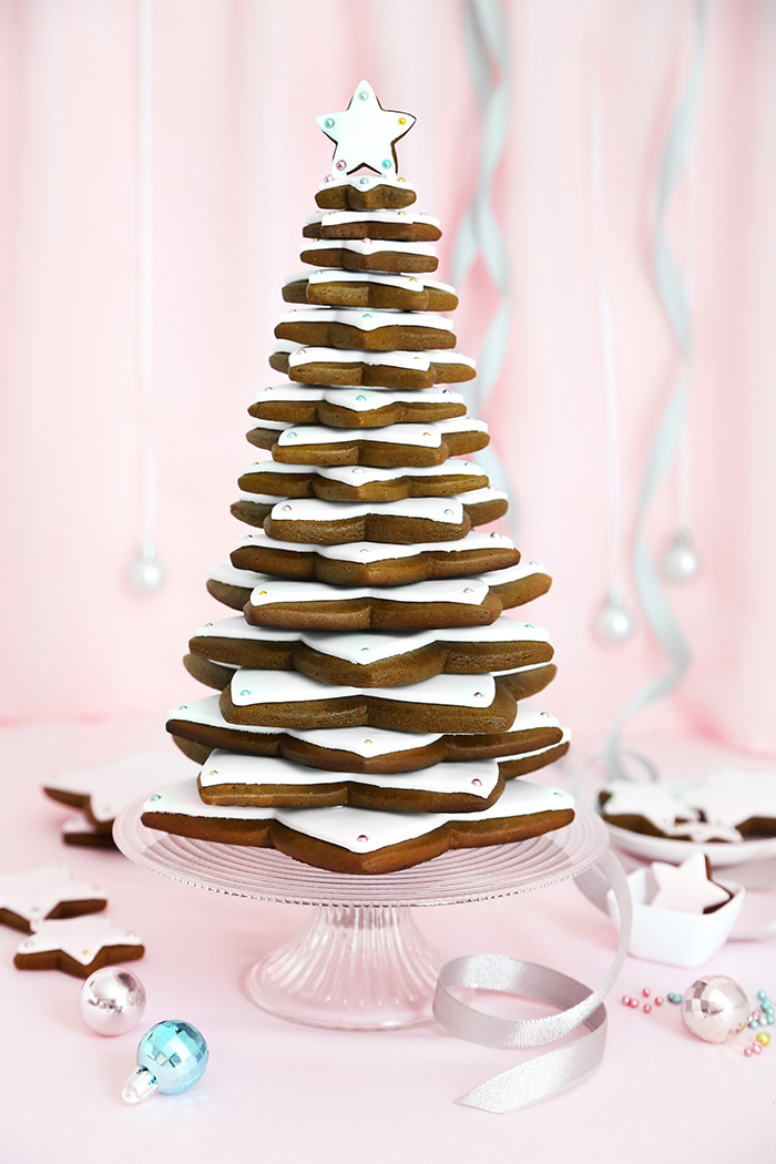 Christmas GINGERBREAD STAR COOKIE TREE Recipes