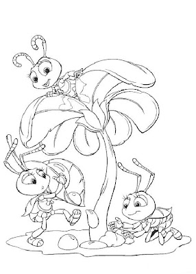 Ant Coloring Pages
