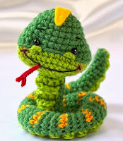 PATRON GRATIS SERPIENTE AMIGURUMI