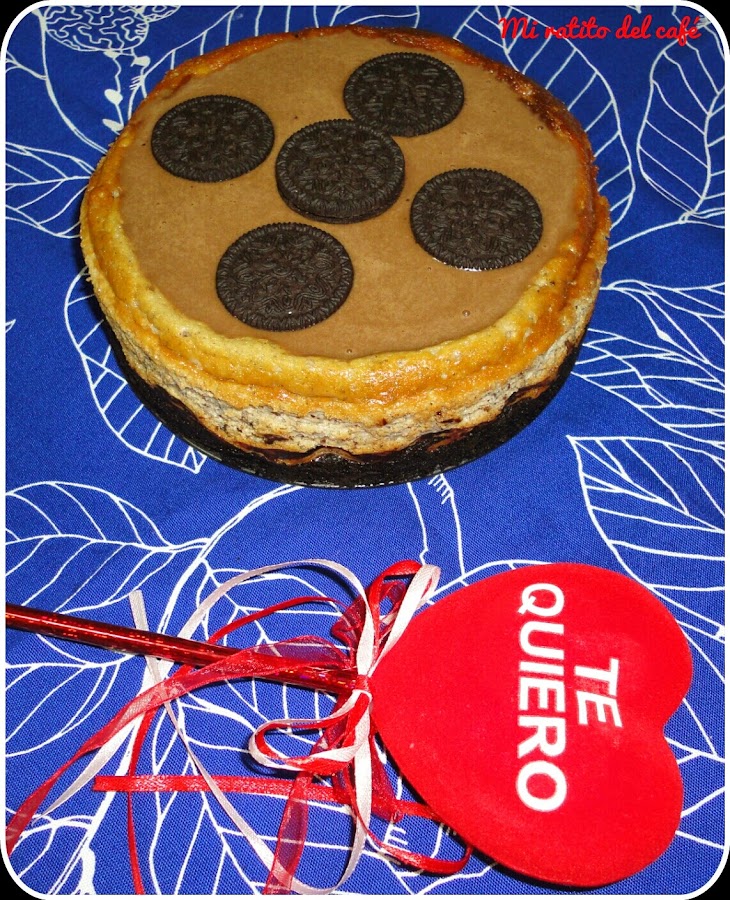 Cheesecake de oreo, baileys y chocolate