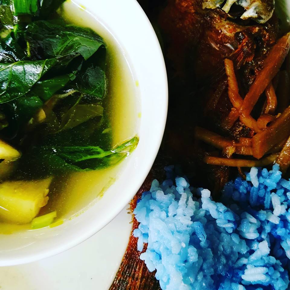 Lemon GreenTea Jaya Secret Garden grows Blue Ternate Flower (Butterfly