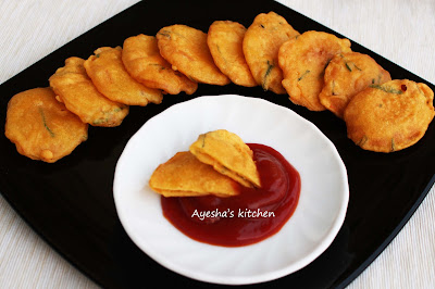 crispy spicy snack with potato slices indian snack recipe veg snacks kids special ayeshas kitchen tasty food