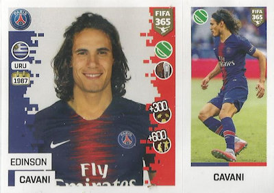 Paris Saint-Germain Sticker 144 a/b Gianluigi Buffon Panini FIFA365 2019 