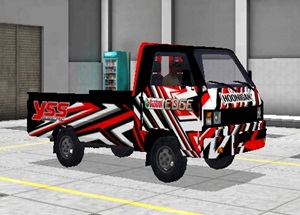 Livery Keren MOD Mobil Pickup Bus Simulator Indonesia ...
