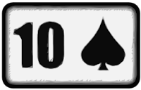 ten of spades playing card