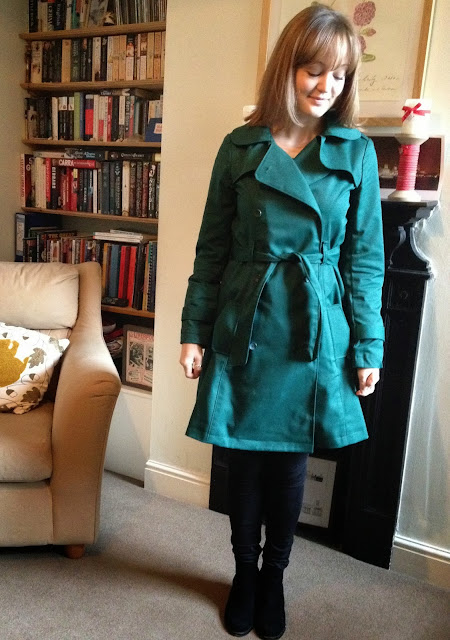 Diary of a Chainstitcher Forest Green Sewaholic Robson Coat Sewing Pattern