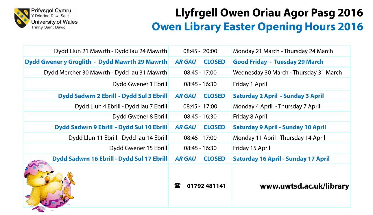 UWTSD Swansea Library Blog