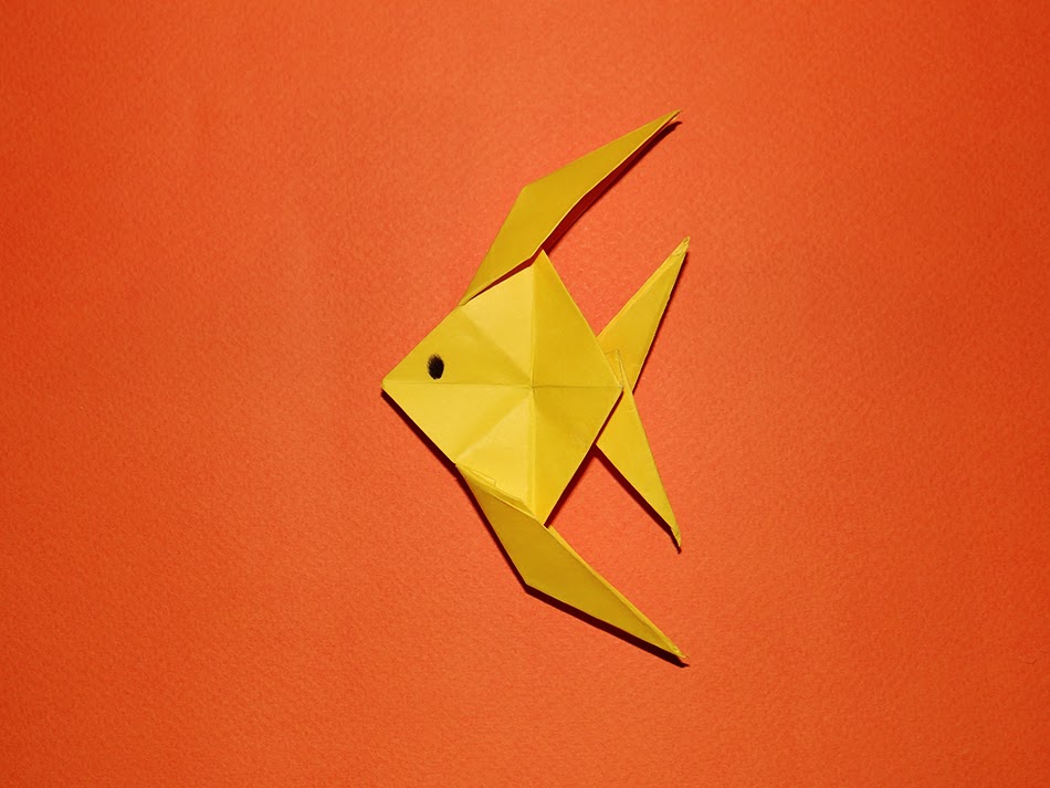 origami fish ~ arts crafts ideas movement