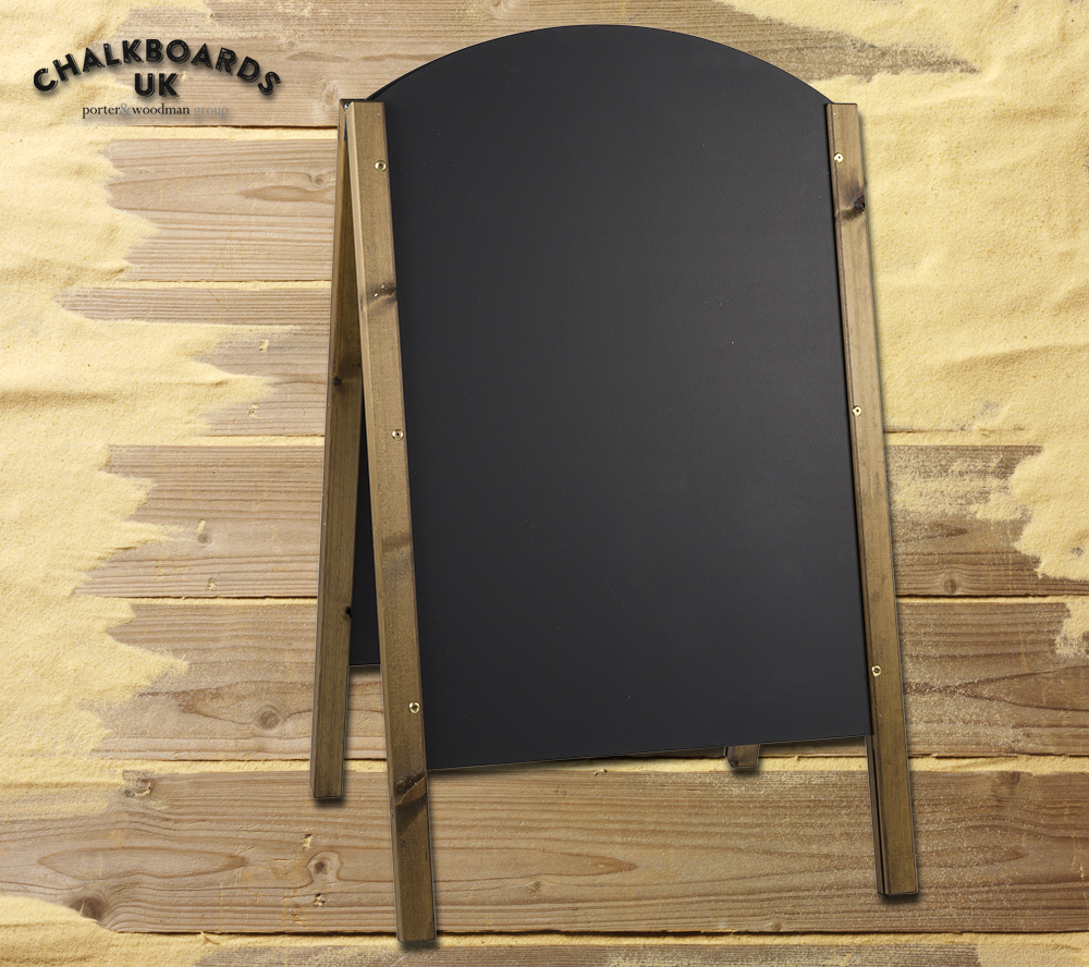 All NEW WC150 Round Top AFrame Chalkboard Chalkboards UK
