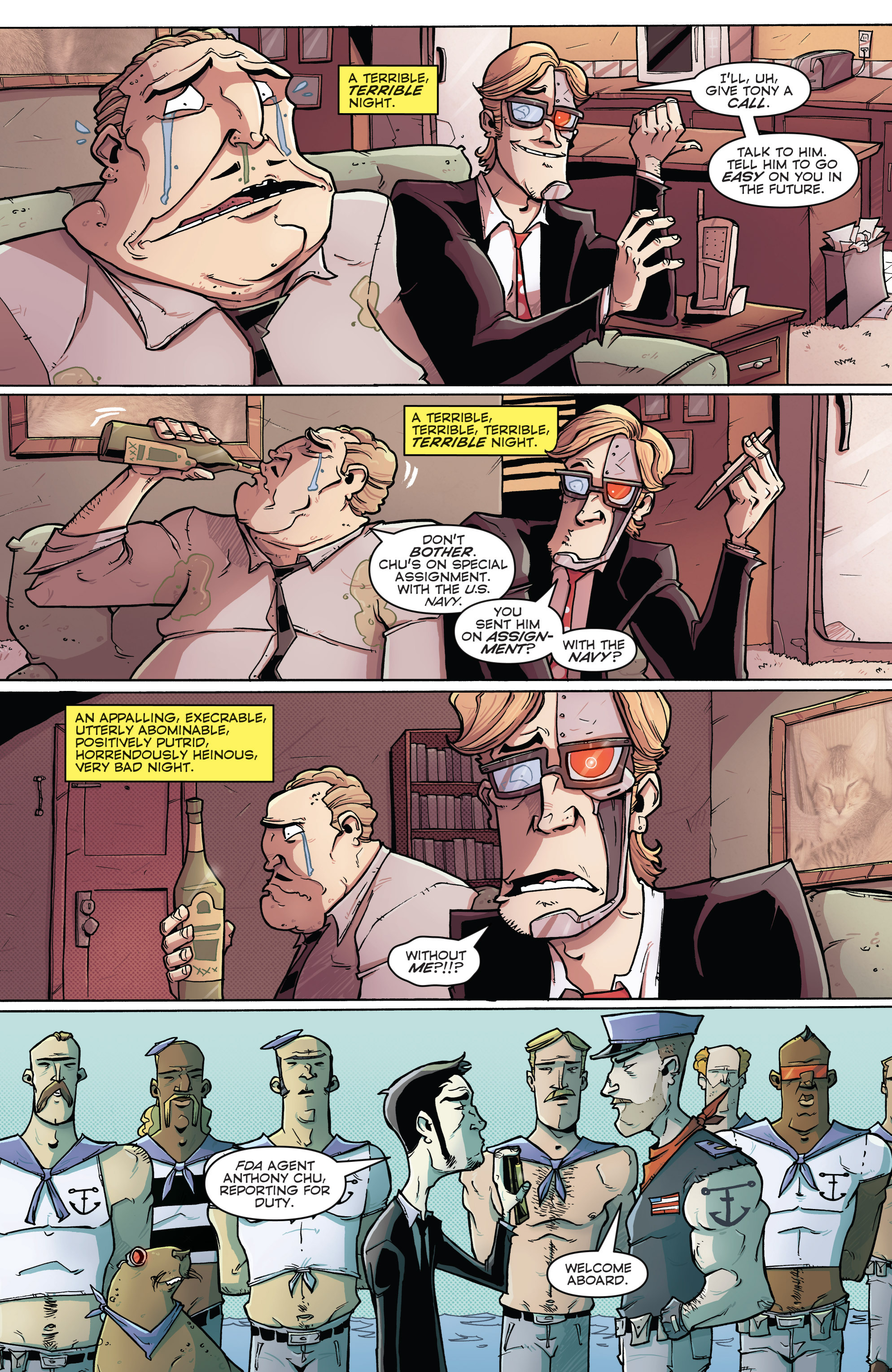 Read online Chew comic -  Issue # _TPB 7 - Bad Apples - 54