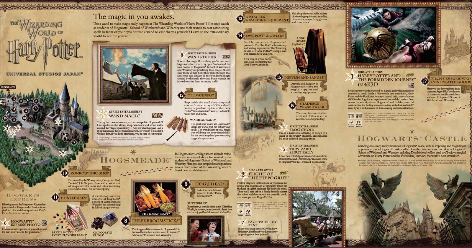 Карта хогвартса и окрестностей на русском