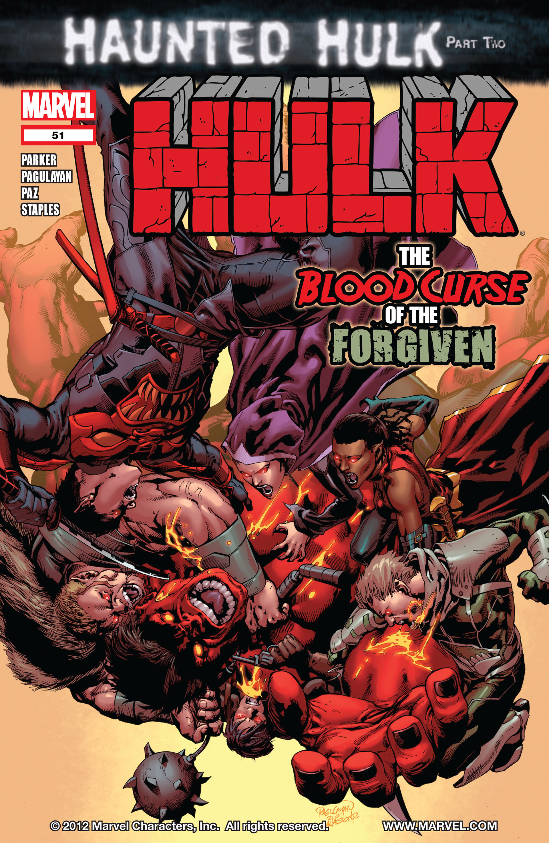 Read online Hulk (2008) comic -  Issue #51 - 1