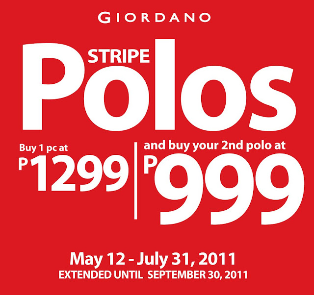 Giordano Striped Polo Price-off | MakiSALE