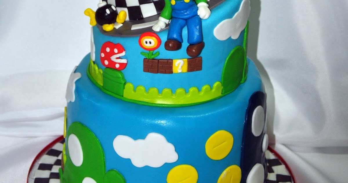 Torta Super Mario - Feste - Decorazioni - di Luana creazioni