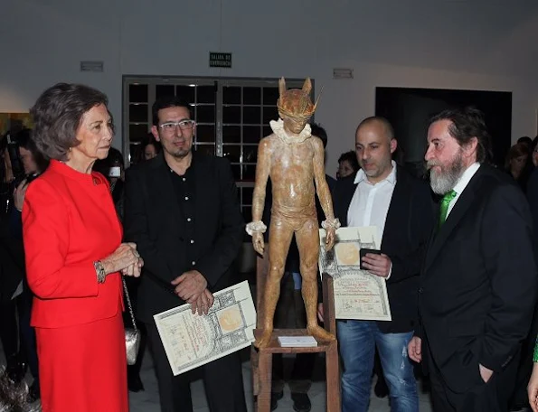 Queen Sofia of Spain attends the 52th 'Reina Sofia' painting and sculpture awards ceremony at Casa Vacas in Madrid