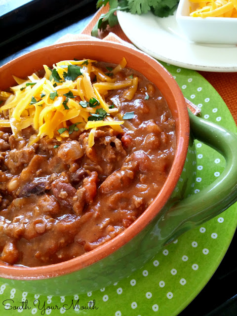 South Your Mouth: BIG BATCH Beef & Bean Chili