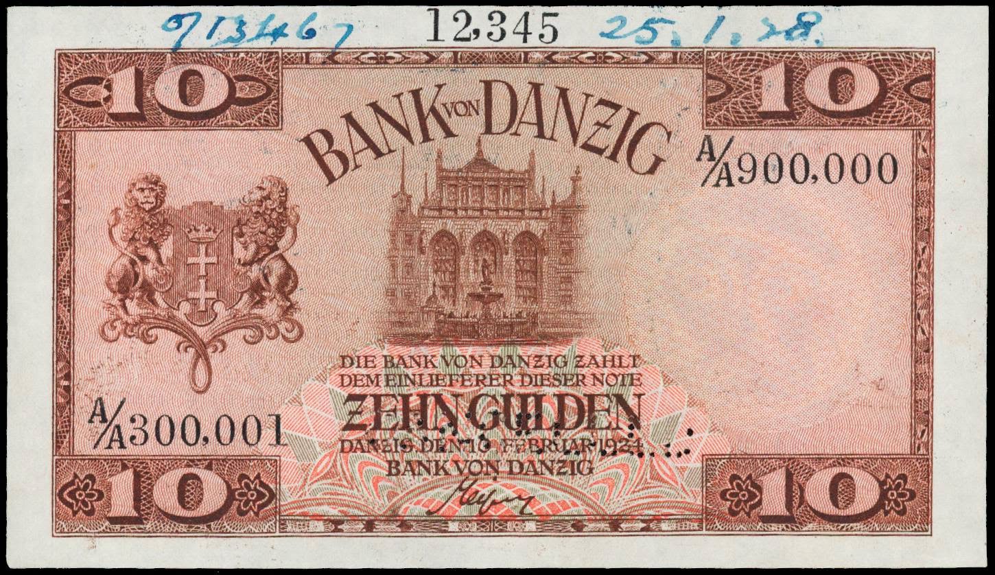 Danzig 10 Gulden