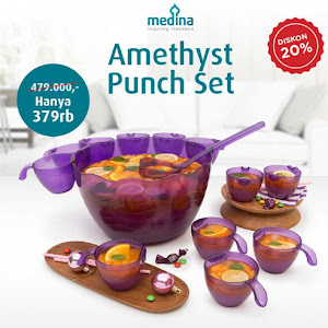 Amethyst Punch Set