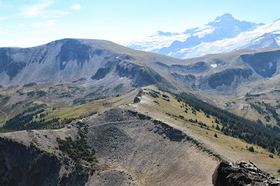 View of Burroughs Mountain from Skyscraper Mountain