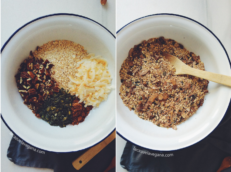 Granola de chocolate casera