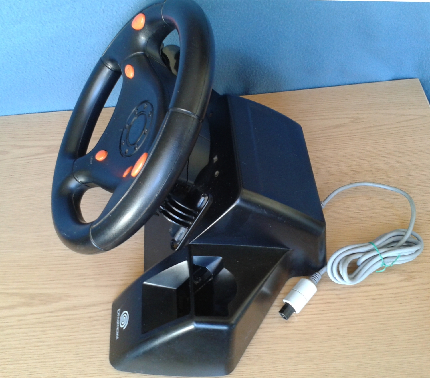 Retro Ordenadores Orty: Volante Sega Dreamcast HK-7430 (Racing Steering ...