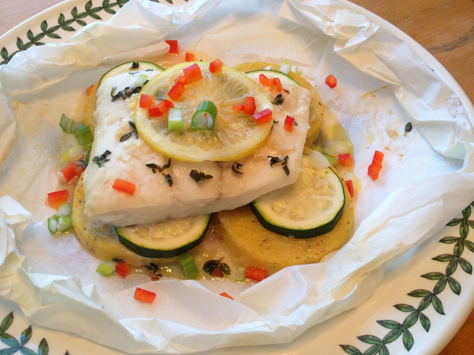 The Baked Alaska Project Lemon & Thyme Halibut Baked in Parchment