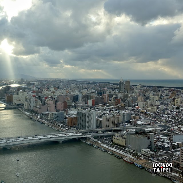 【朱鷺Messe展望室】日本海側最高　登上125公尺處看新潟市景