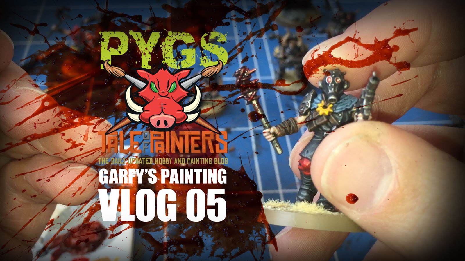 Video Tutorial How to paint Blood Effects Tale of Painters