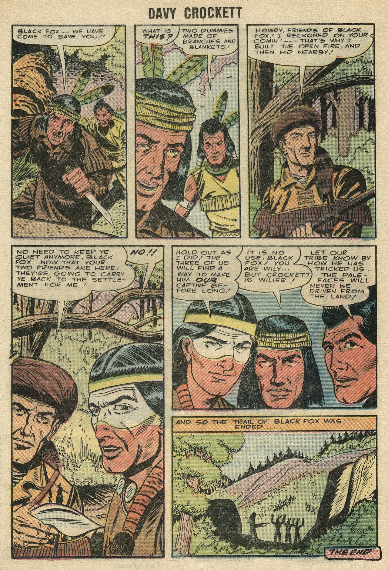 Read online Davy Crockett comic -  Issue #6 - 16