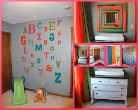 { Life Well Decorated }: Bristyn's Room and Alphabet Wall