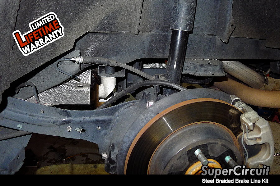 SUPERCIRCUIT Steel Braided Brake Lines Mazda 3 MPS Steel Braided Brake