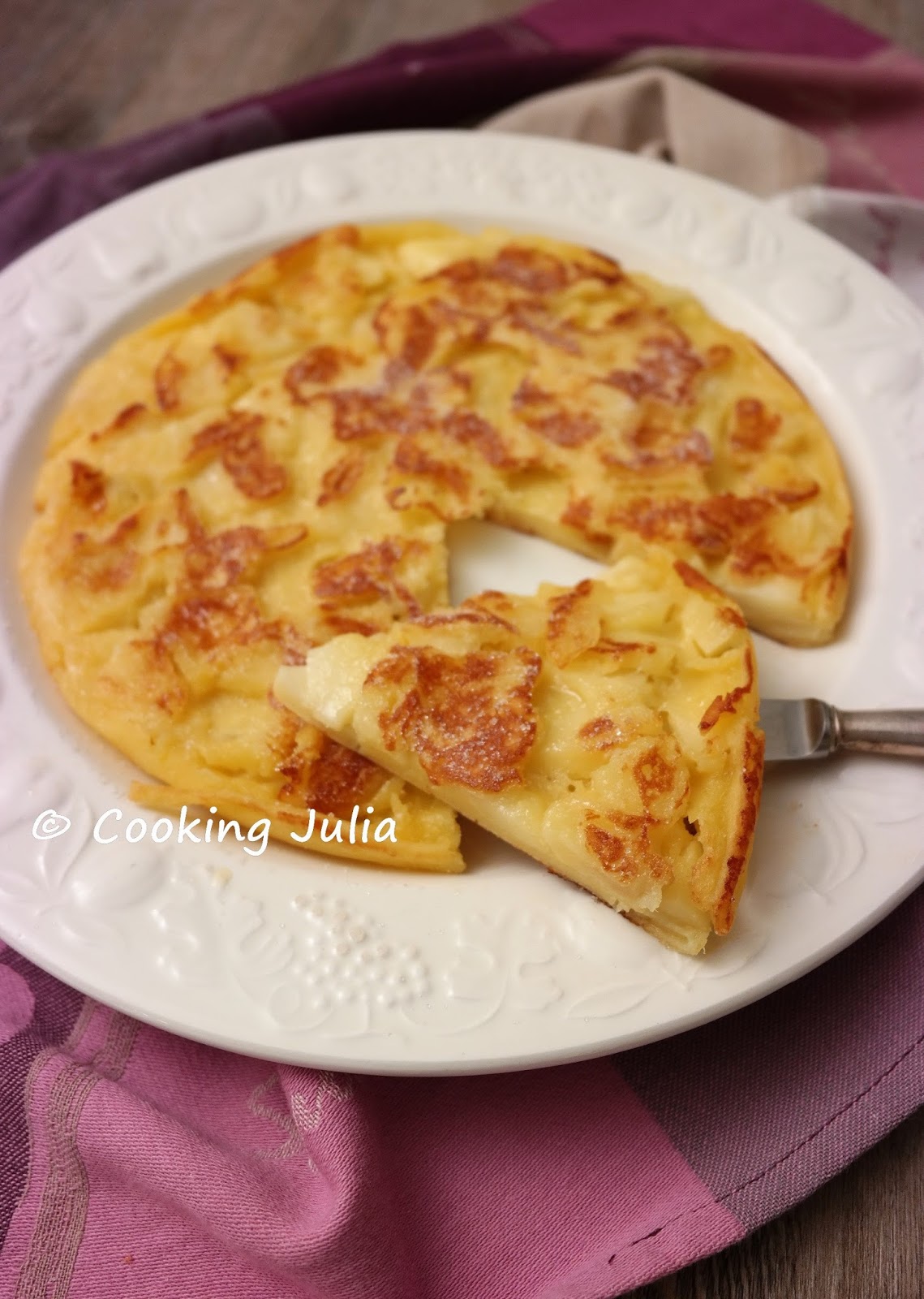 COOKING JULIA : BEIGNET AUX POMMES À LA POÊLE