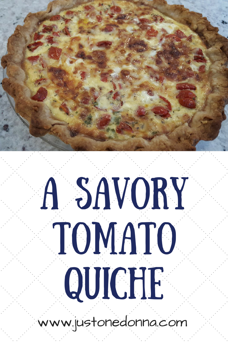 Tomato and Corn Quiche
