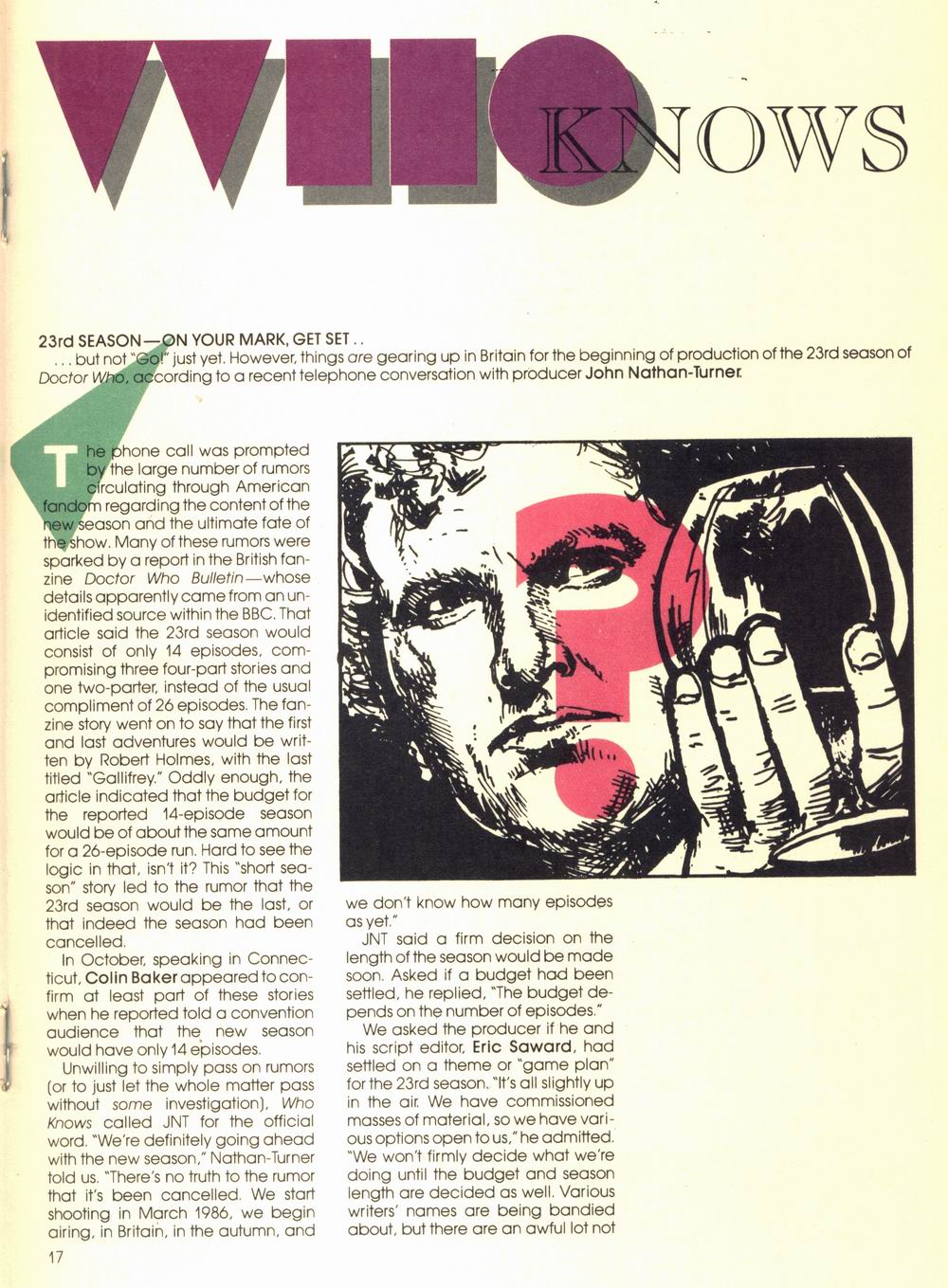 Read online Doctor Who (1984) comic -  Issue #20 - 19