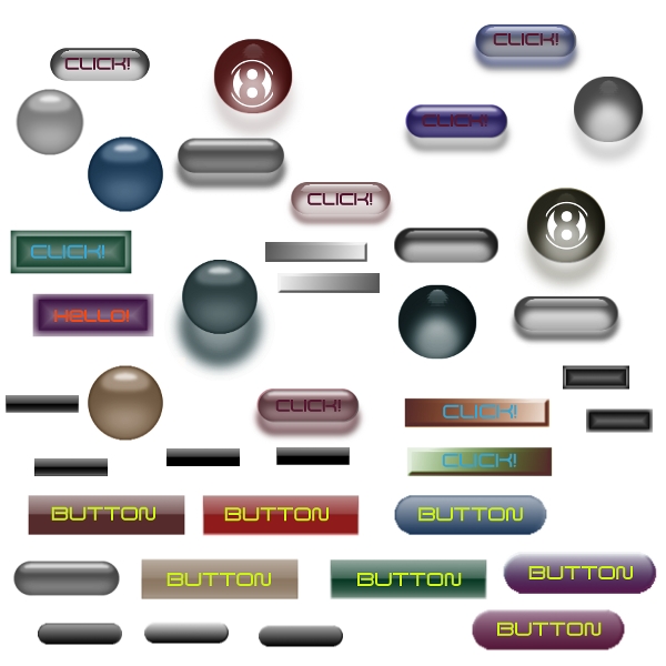 105 Free Photoshop Colorful Web Buttons  Download