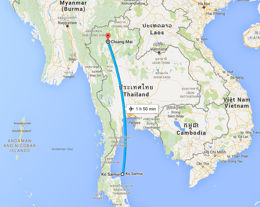 Viaggiando (meno) Viaggio in Thailandia da Koh Samui a Chiang Mai