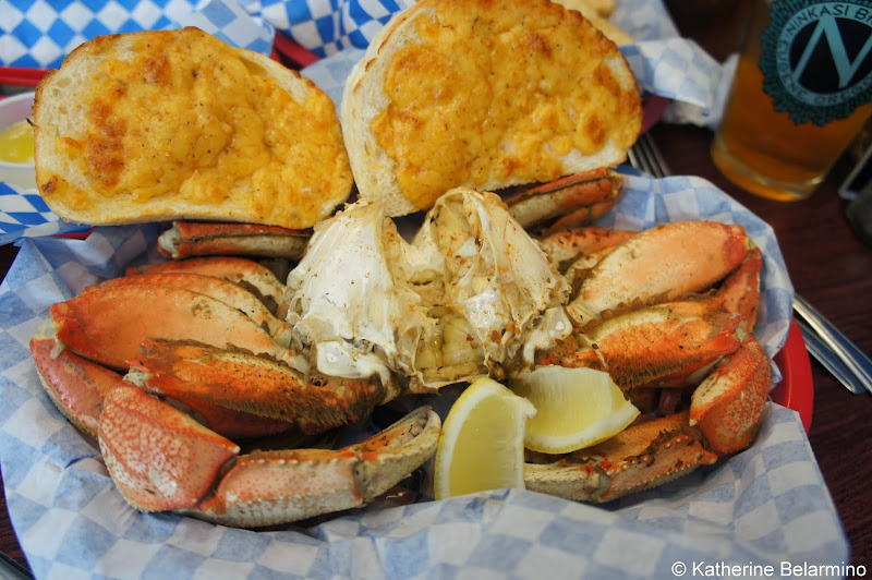 Dungeness Crab at Fish Peddler's Market Newport Oregon Coast